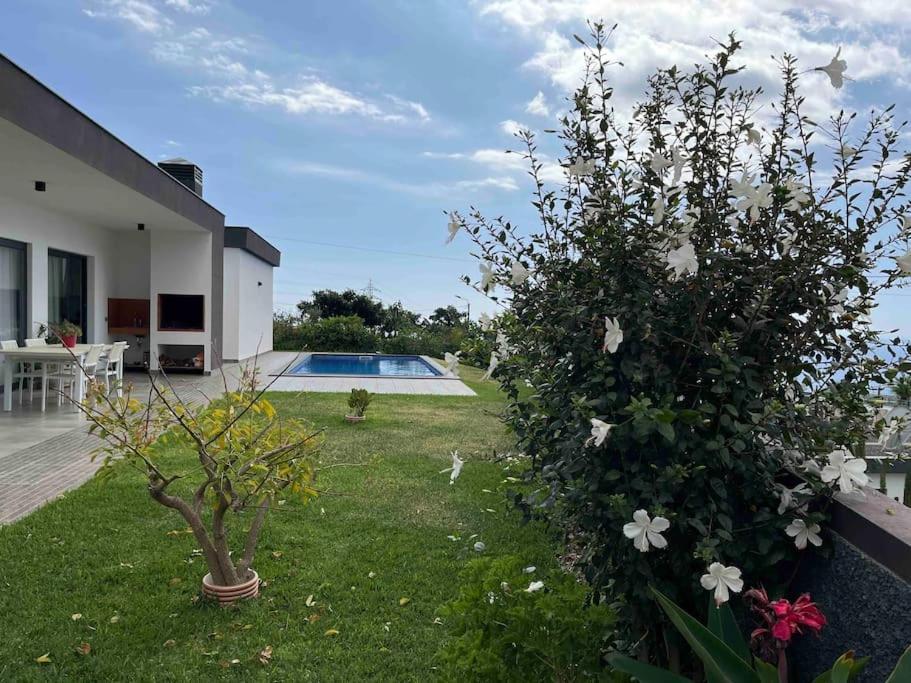 Moradia Com Piscina No Canico Esterno foto